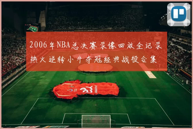 2006年NBA总决赛录像回放全记录 热火逆转小牛夺冠经典战役合集